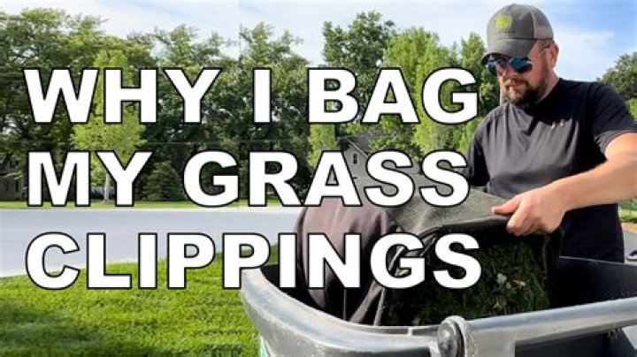 Should I bag grass clippings if I have weeds?