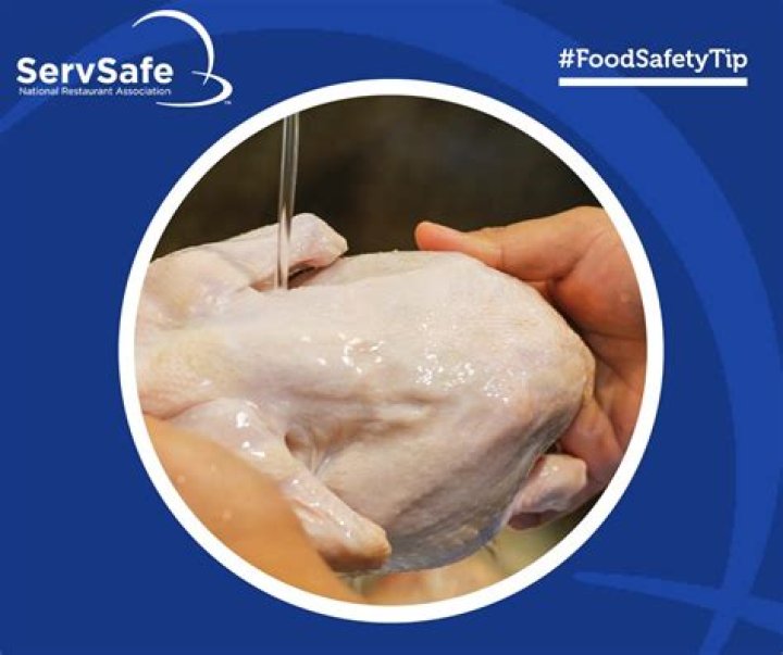 Should I wash raw chicken?