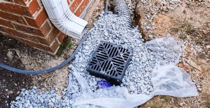 Should there be standing water in outside drain?