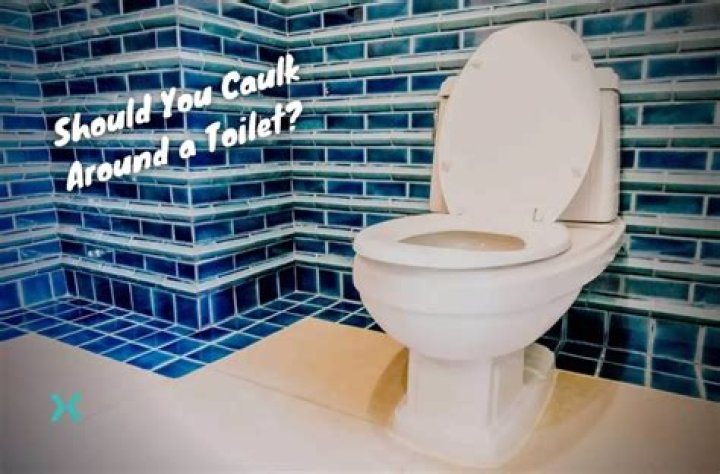 Should you caulk around the toilet?