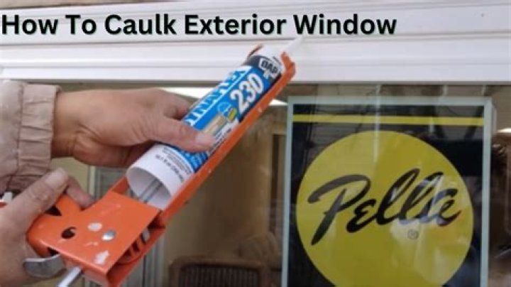 Should you caulk the bottom of a window?