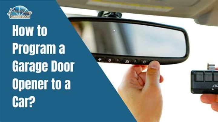 Should you leave your garage door opener in your car?