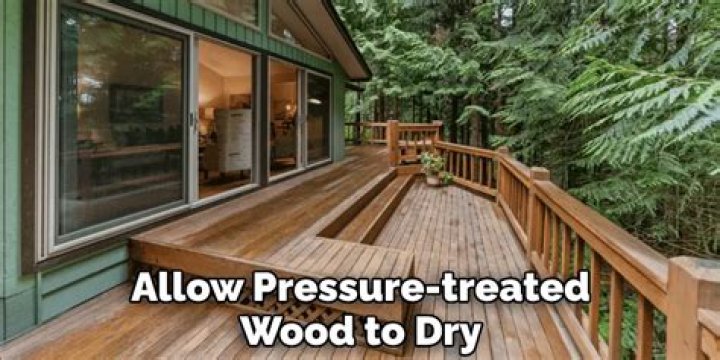 Should you let pressure treated wood dry before using?