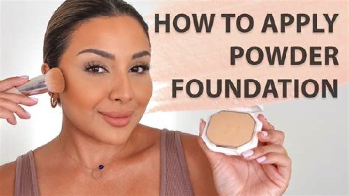 Should you put powder over foundation?