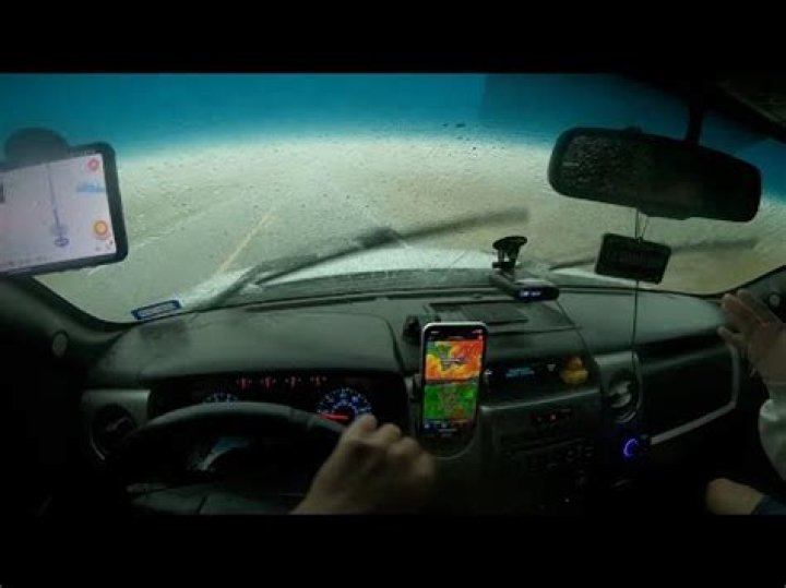 Should you try to outrun a tornado in a car or truck?