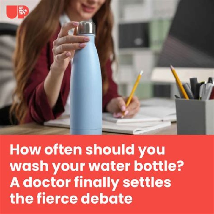 Should you wash your water bottle every day?