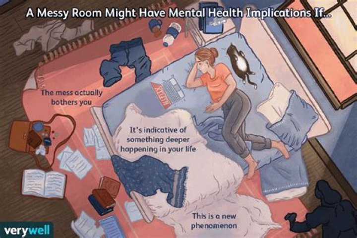 What a messy room says about mental health?