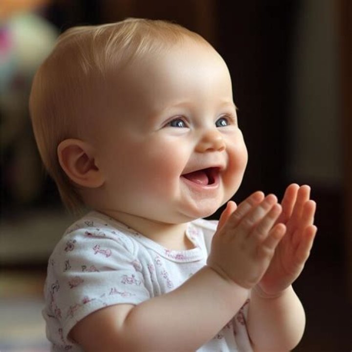 What age do baby clap hands?