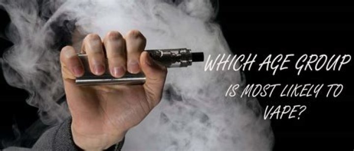 What age group is most likely to vape?