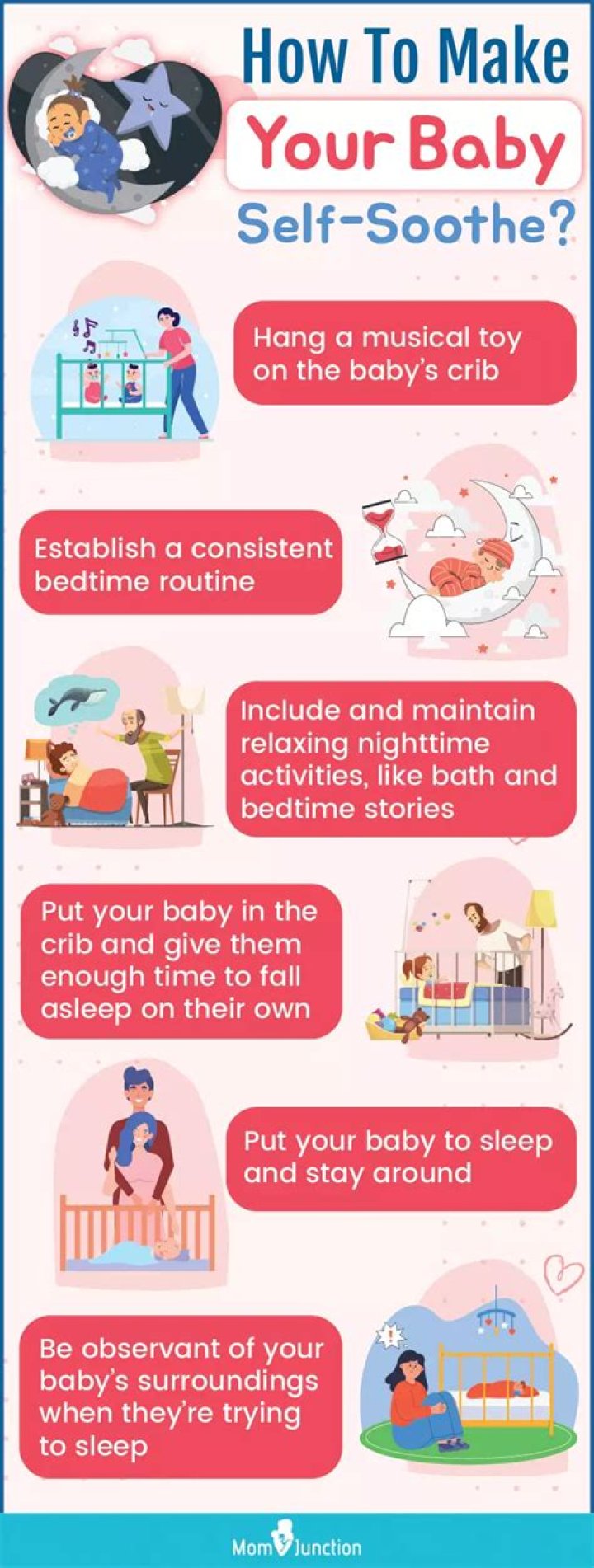 What age should babies self soothe?