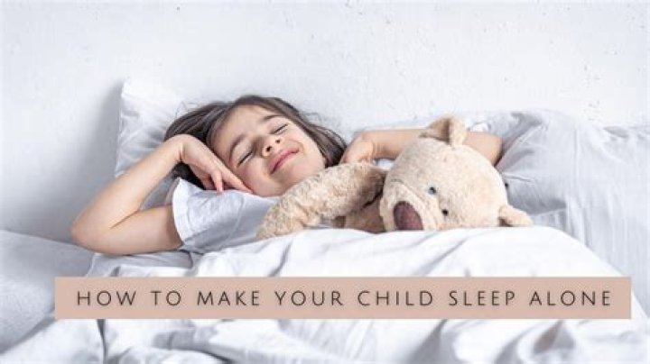 What age should child sleep alone?