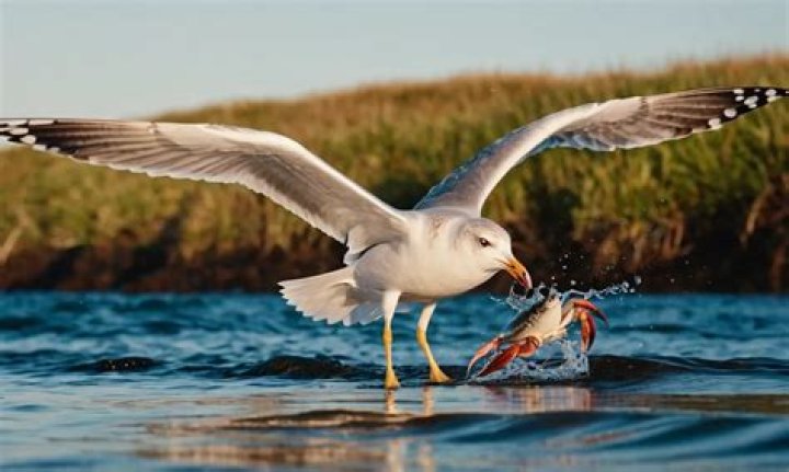 What animal eats crab?