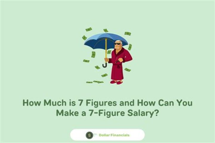 What are 7 figure jobs?