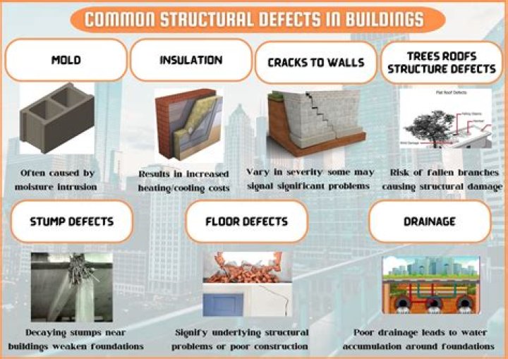 What are considered structural defects in a house?