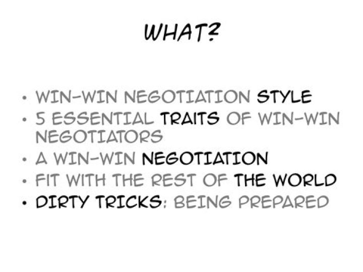 What are dirty negotiation tricks?