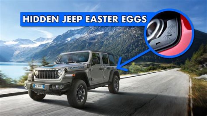 What are hidden Easter eggs in jeeps?