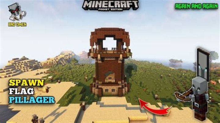 What are pillagers scared of in Minecraft?