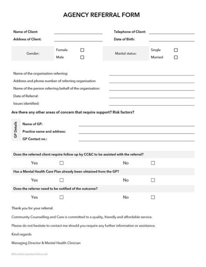 What are referral questions?