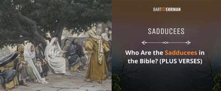 What are Sadducees in the Bible?