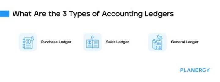What are the 3 types of ledgers?