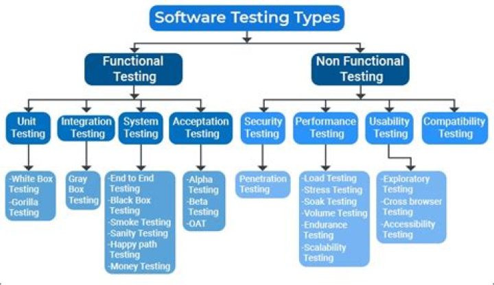 What are the 3 types of testing?