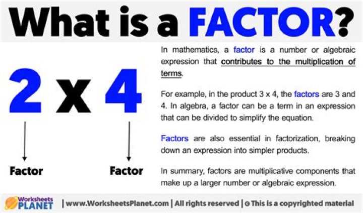 What are the 4 factors in PE?