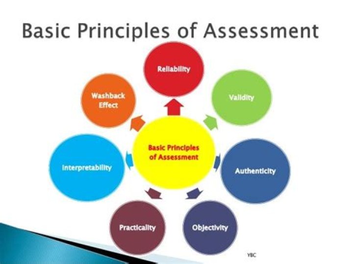 What are the 4 principles of assessment?