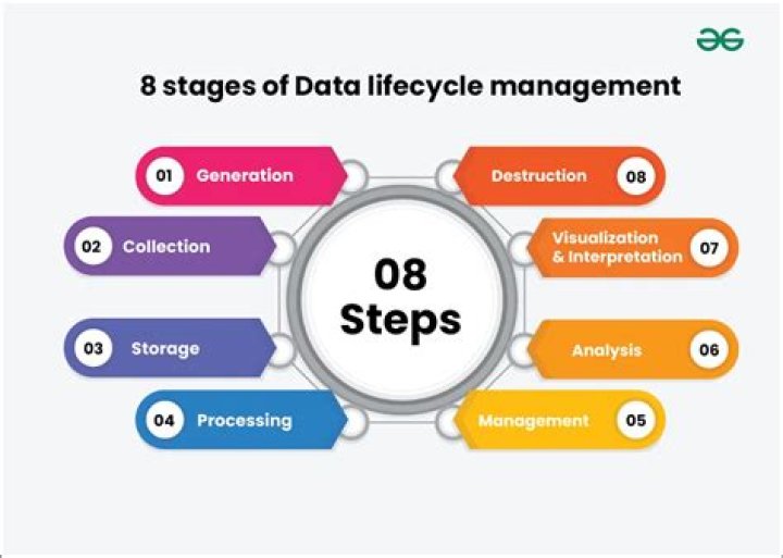 What are the 9 stages of data processing?