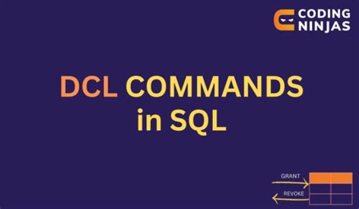 What are the commands of DCL in DBMS?