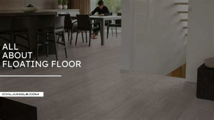 What are the disadvantages of a floating floor?
