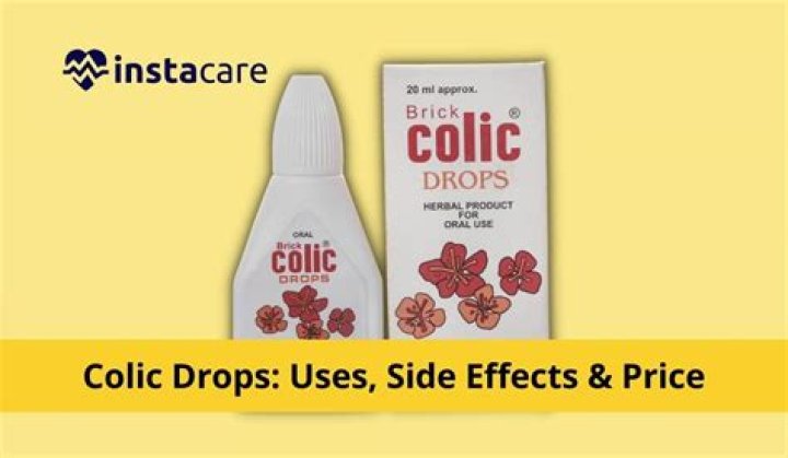 What are the side effects of colic drops?