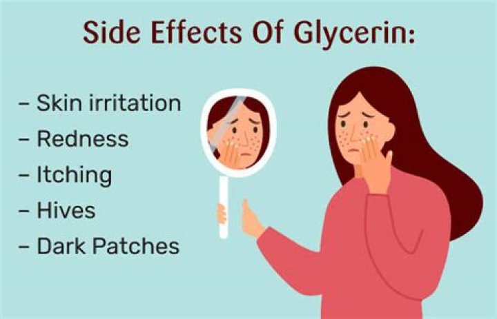 What are the side effects of glycerin?