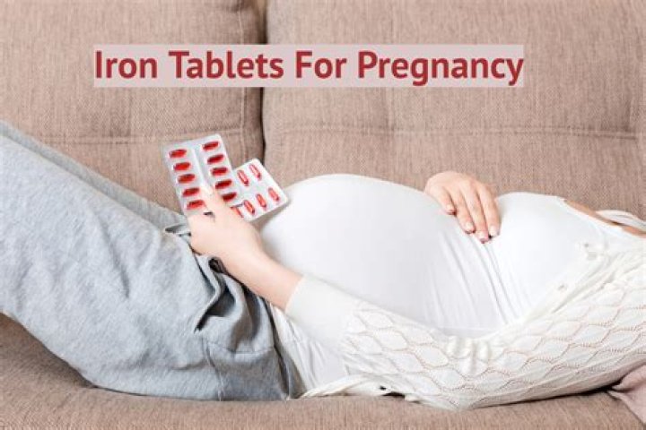 What are the side effects of iron tablets during pregnancy?