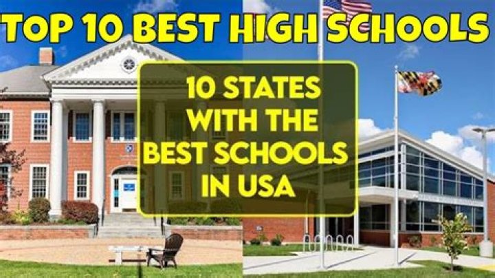 What are the top 3 high schools in the US?