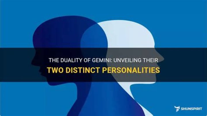 What are the two personalities of a Gemini?