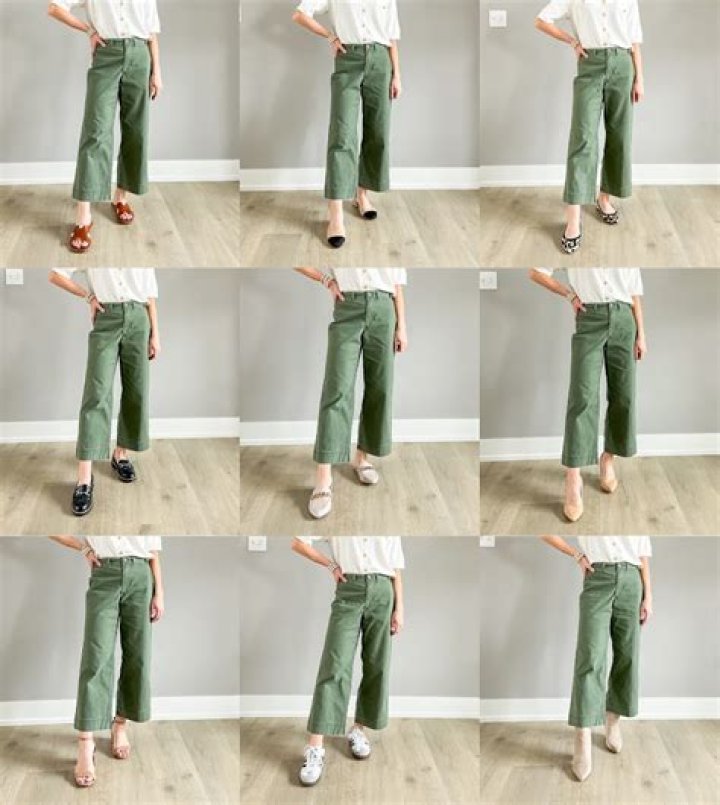 What are wide legged cropped pants called?