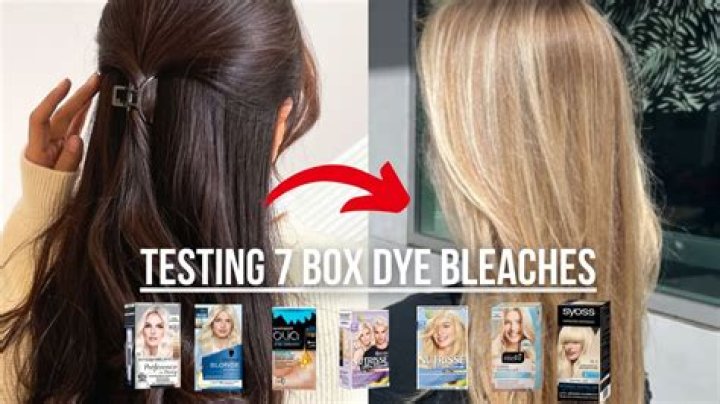 What box dye will lighten dark hair?