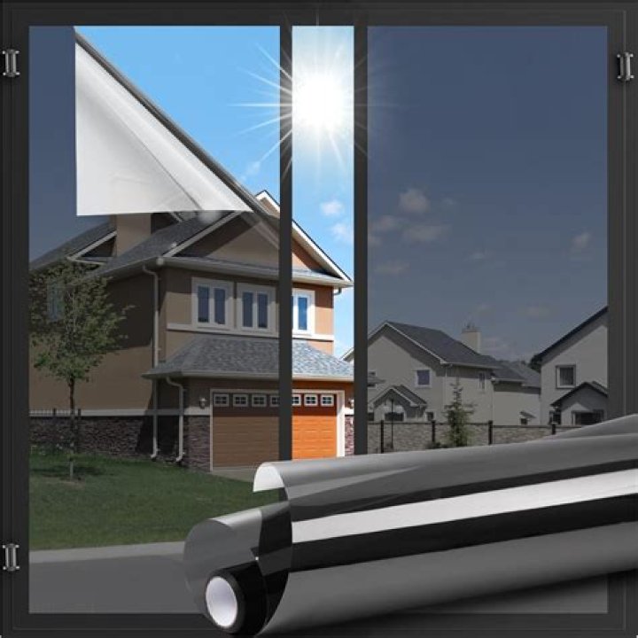What can I put on my windows so I can see out but no one can see in day and night?