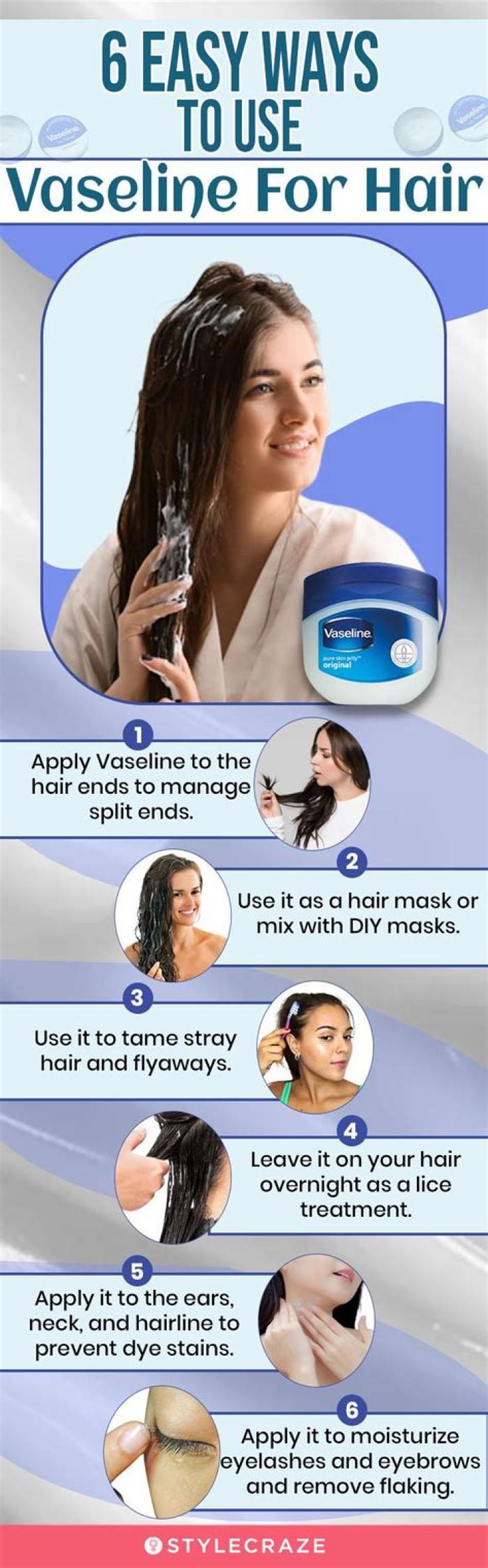 What can you use Vaseline for beauty?
