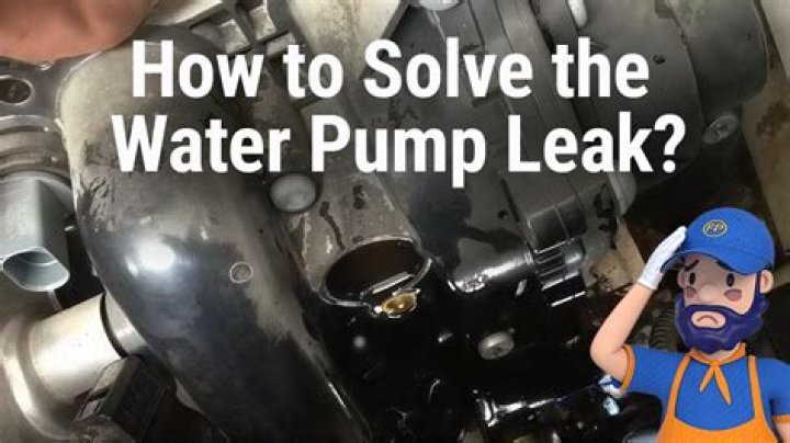 What causes a water pump to leak?