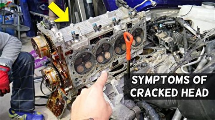 What causes cracked engine head?