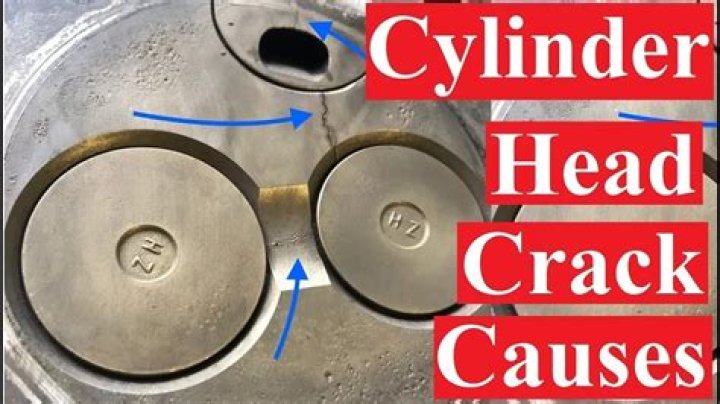 What causes cylinder head to crack?