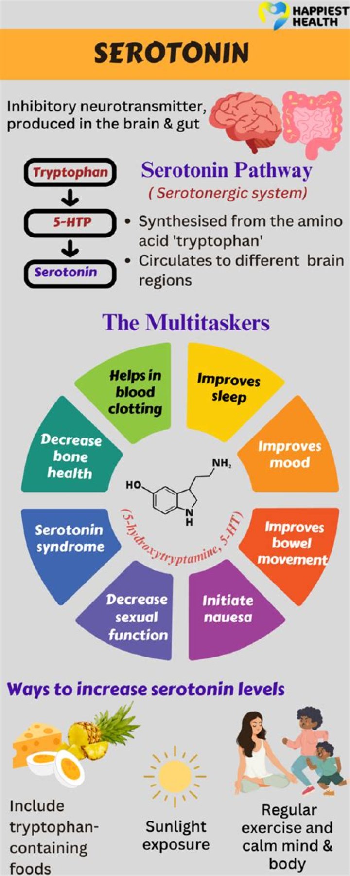 What causes high levels of serotonin in the body?