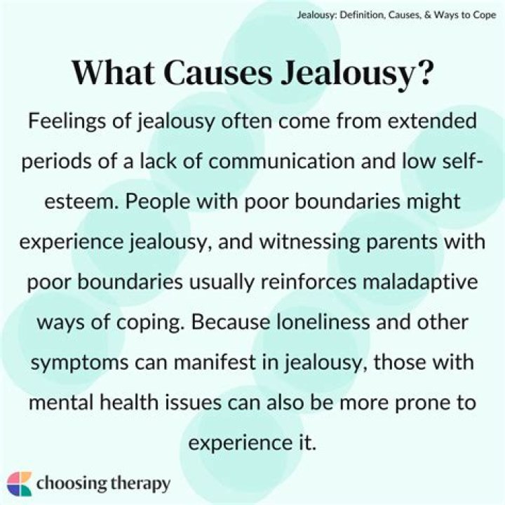 What causes jealousy and envy?