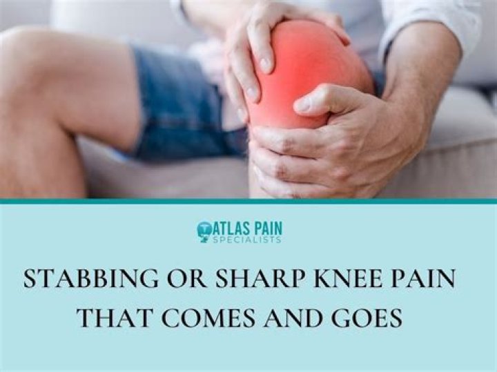 What causes stabbing pains in knees after TKR?