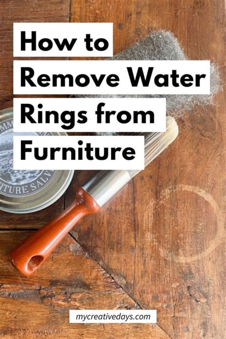 What causes water rings on wood table?