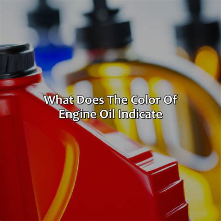 What color is engine fluid?
