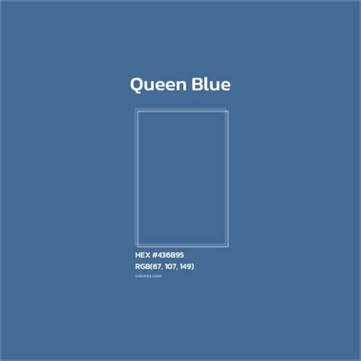 What color is Queen blue?