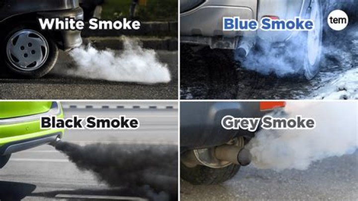 What color is the exhaust smoke from a blown head gasket?