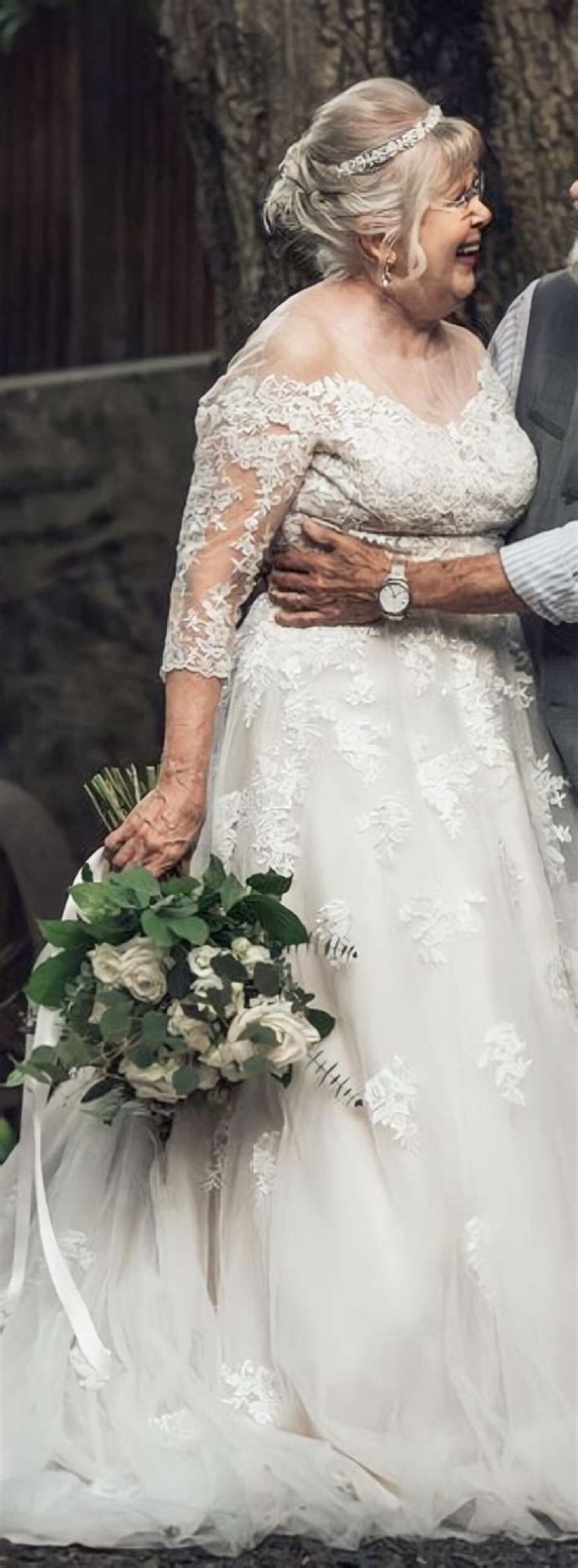 What color should a 60 year old bride wear?